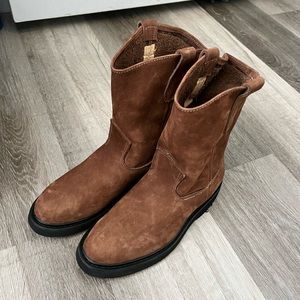 Kids Brown Cowboy Boots